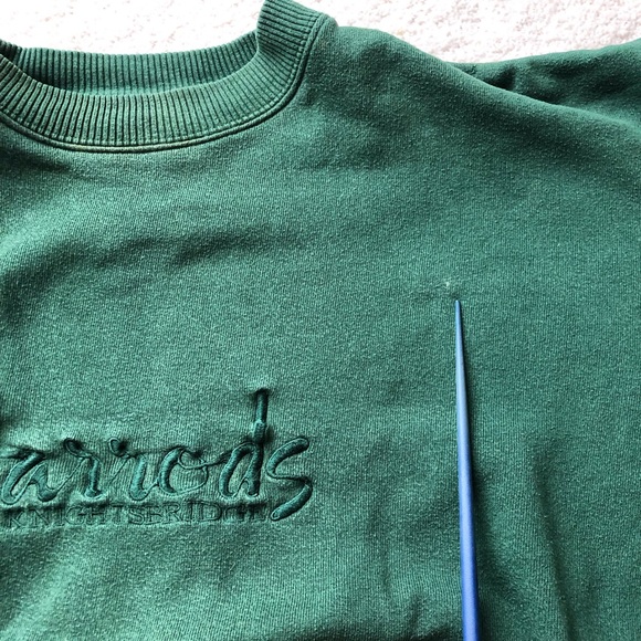 Harrods - Vintage Harrods Sweater, Green, made in England - Picture 12 of 13